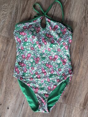 Aqua Rose One Piece Swim Suit